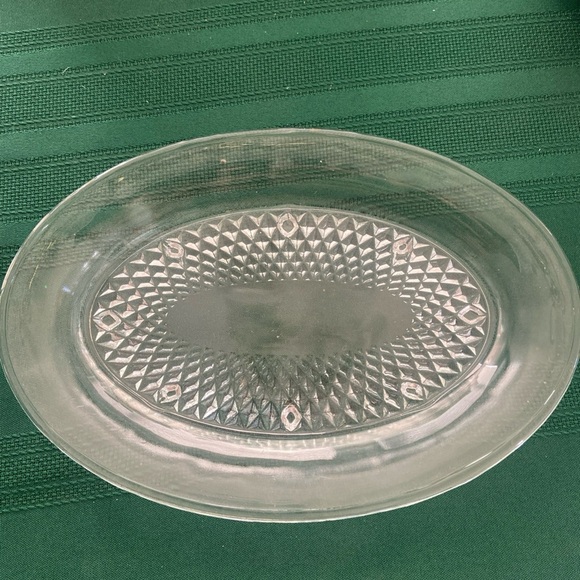 Indiana Glass Other - Vintage Indiana glass diamond point butter dish